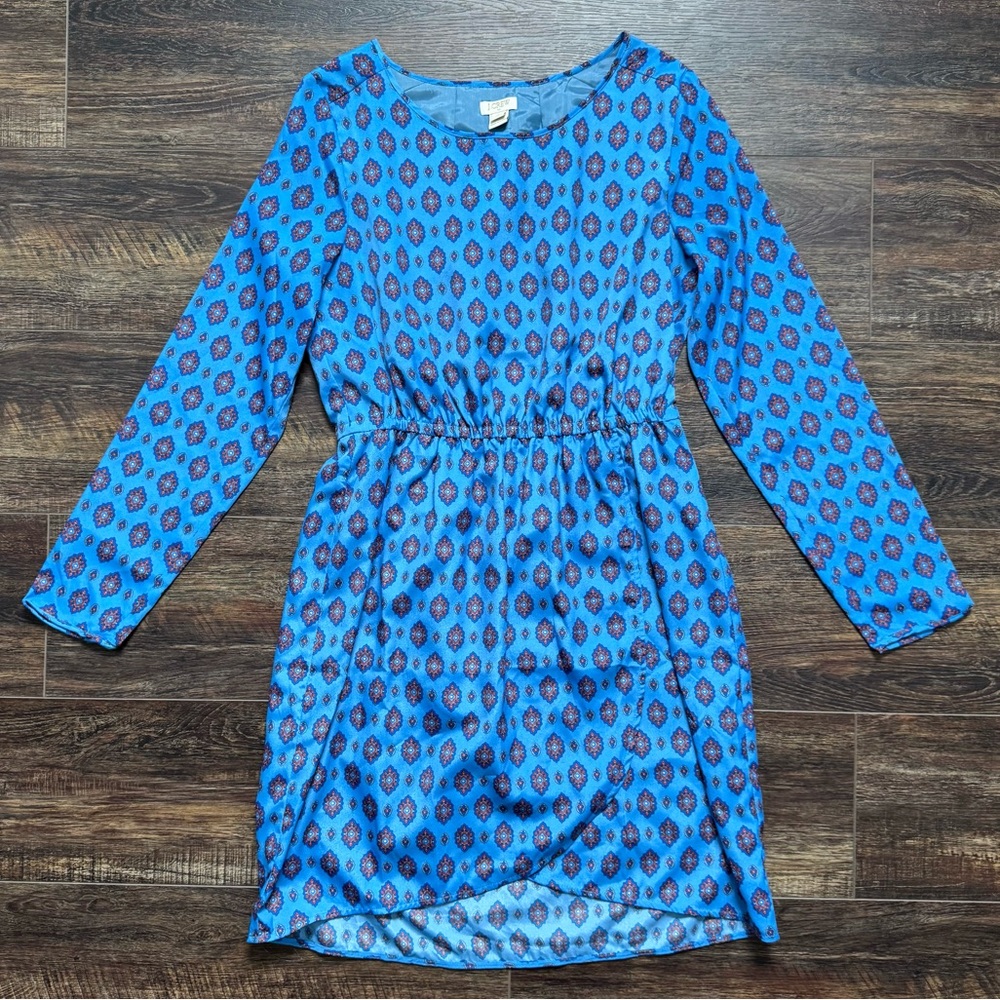 J. CREW Blue Dress 4